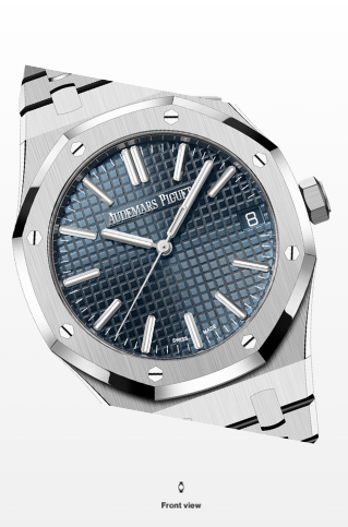 Audemars Piguet Royal Oak 41mm Selfwinding Silver Grande Tapisserie