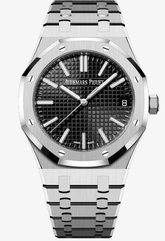 Audemars Piguet Royal Oak 41mm Selfwinding Black Grande Tapisserie