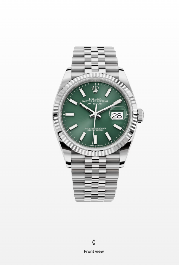 Rolex Datejust Oyster 36mm Mint Green