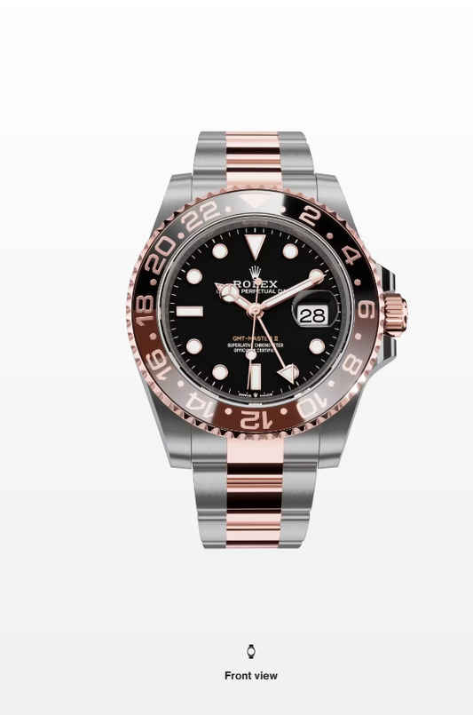 Rolex GMT Master ll Oystersteel and Everose gold 40mm